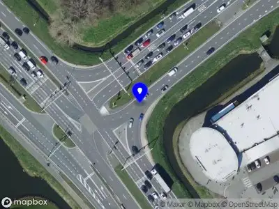 Snelheidscontrole op N218 te Spijkenisse