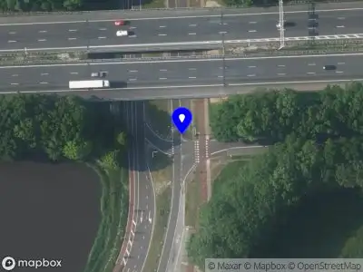 Snelheidscontrole op IJsselmeerweg te Naarden