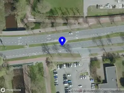 Snelheidscontrole op Professor Dr Dorgelolaan te Eindhoven