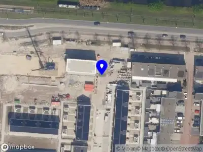 Ambulance met grote spoed naar de M C M de Grootstraat in Schiedam