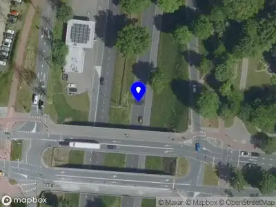 Snelheidscontrole op John F Kennedylaan te Eindhoven