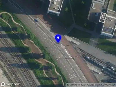 Snelheidscontrole op Piet Heinkade te Amsterdam