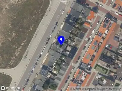 Brandweer met gepaste spoed naar de Princestraat in Katwijk vanwege stormschade