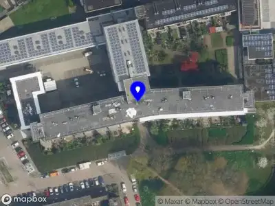 Traumahelikopter naar de Antonia Veerstraat in Delft