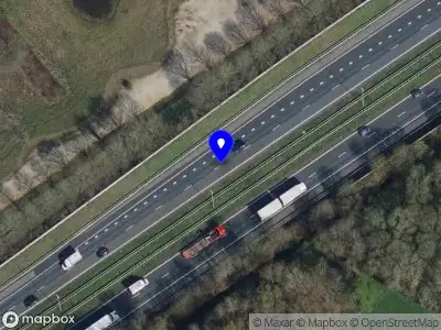 Snelheidscontrole op A58 te Ulvenhout