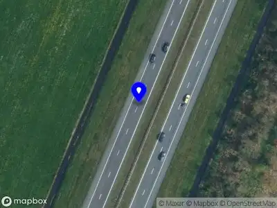 Snelheidscontrole op A7 te Luxwoude