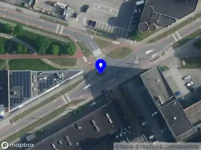 Snelheidscontrole op Joop Geesinkweg te Amsterdam-Duivendrecht