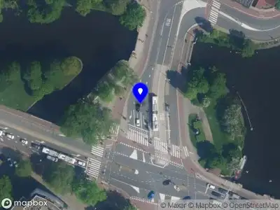 Snelheidscontrole op Nassauplein te Amsterdam