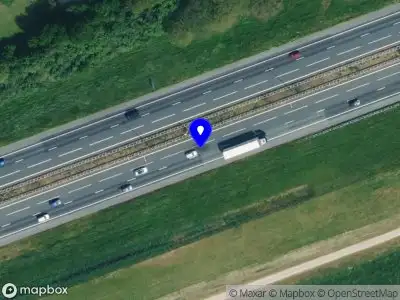Snelheidscontrole op A1 te Wilp