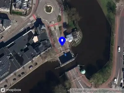 Snelheidscontrole op Vrouwenpoort te Leeuwarden