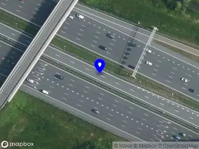 Snelheidscontrole op A1 te Muiden