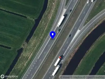 Snelheidscontrole op A6 te Follega