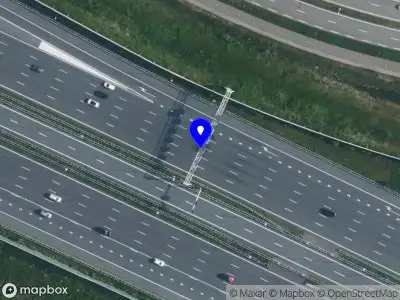 Snelheidscontrole op A1 te Muiden