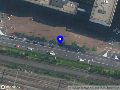 Snelheidscontrole op Piet Heinkade te Amsterdam