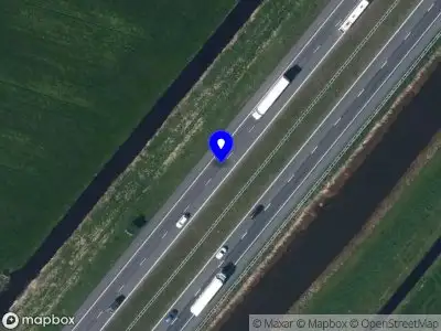 Snelheidscontrole op A6 te Follega