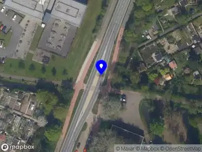 Snelheidscontrole op Marathonweg te Vlaardingen