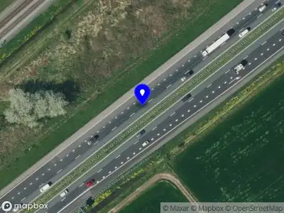 Snelheidscontrole op A15 te Kapel Avezaath