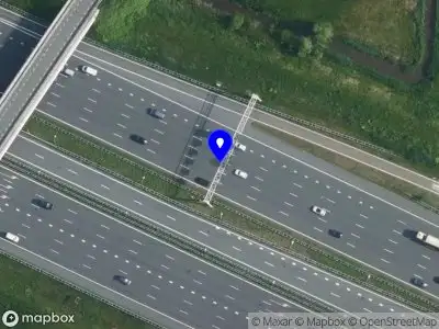 Snelheidscontrole op A1 te Muiderberg