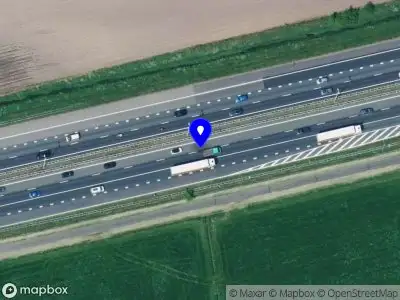 Snelheidscontrole op A1 te Terschuur