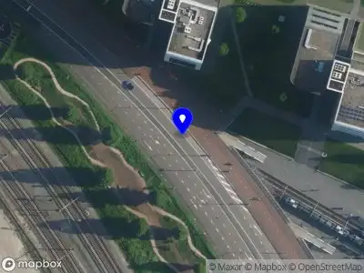 Snelheidscontrole op Piet Heinkade te Amsterdam