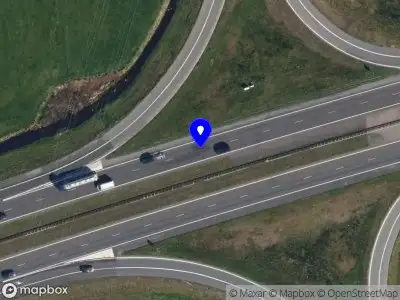 Snelheidscontrole op A7 te Oudehaske