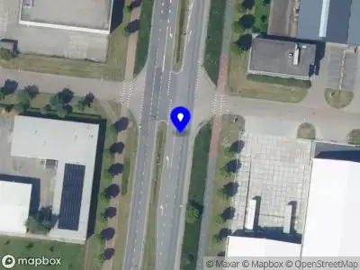 Snelheidscontrole op Binnenhavenweg te Lelystad