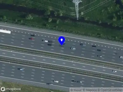 Snelheidscontrole op A1 te Muiden