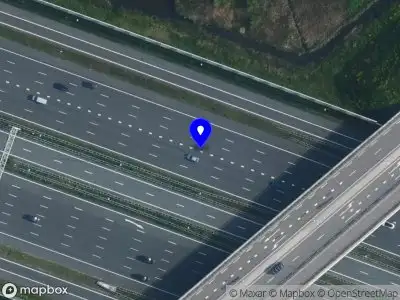 Snelheidscontrole op A1 te Muiden