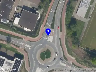 Snelheidscontrole op Marathonweg te Vlaardingen