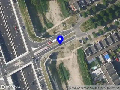 Snelheidscontrole op Herman Gorterweg te Almere