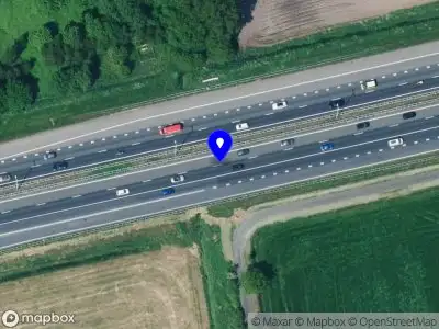 Snelheidscontrole op A1 te Terschuur