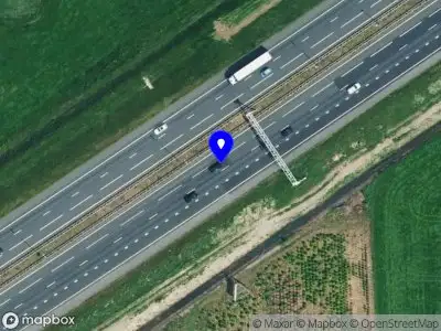 Snelheidscontrole op A1 te Wilp