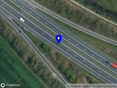 Snelheidscontrole op A32 te Tuk