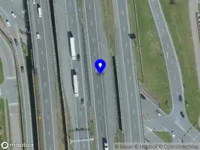 Snelheidscontrole op Meerenakkerweg te Eindhoven