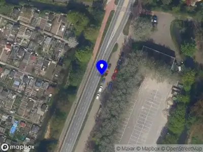 Snelheidscontrole op Marathonweg te Vlaardingen