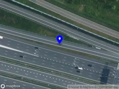 Snelheidscontrole op A1 te Muiden
