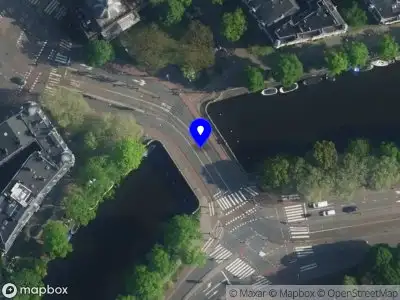 Snelheidscontrole op Alexanderplein te Amsterdam