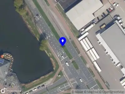 Snelheidscontrole op Matlingeweg te Rotterdam