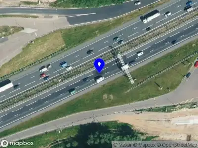 Snelheidscontrole op A1 te Wilp