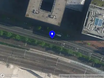 Snelheidscontrole op Piet Heinkade te Amsterdam