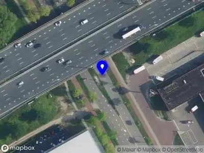 Snelheidscontrole op Spaklerweg te Amsterdam-Duivendrecht