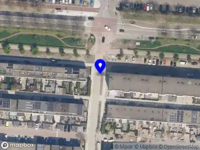 Snelheidscontrole op De Akkers te Schiedam