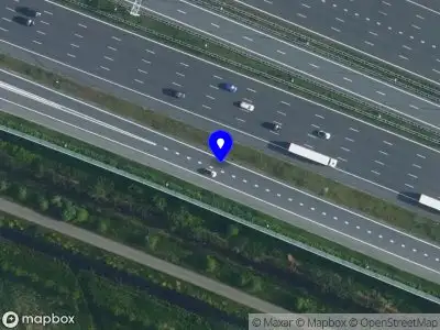 Snelheidscontrole op A1 te Muiden