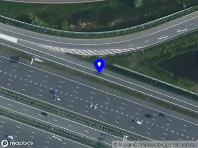 Snelheidscontrole op A1 te Muiden