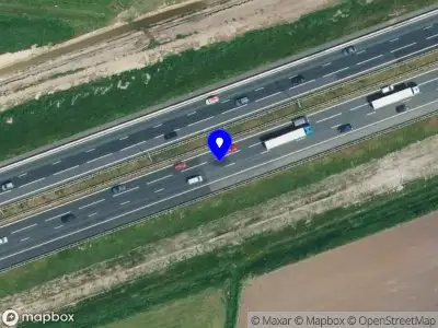 Snelheidscontrole op A1 te Wilp