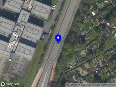 Snelheidscontrole op Marathonweg te Vlaardingen