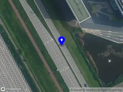 Snelheidscontrole op Holterbergweg te Amsterdam-Duivendrecht