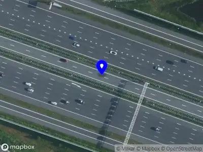 Snelheidscontrole op A1 te Muiden