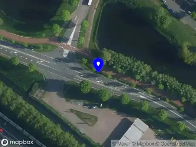 Snelheidscontrole op Diemerpolderweg te Diemen