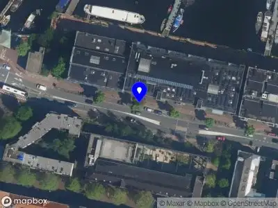 Snelheidscontrole op Van Diemenstraat te Amsterdam